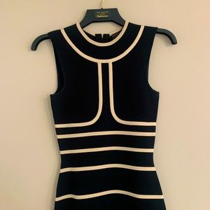 Ted Baker London Striped Knit Bodycon Dress